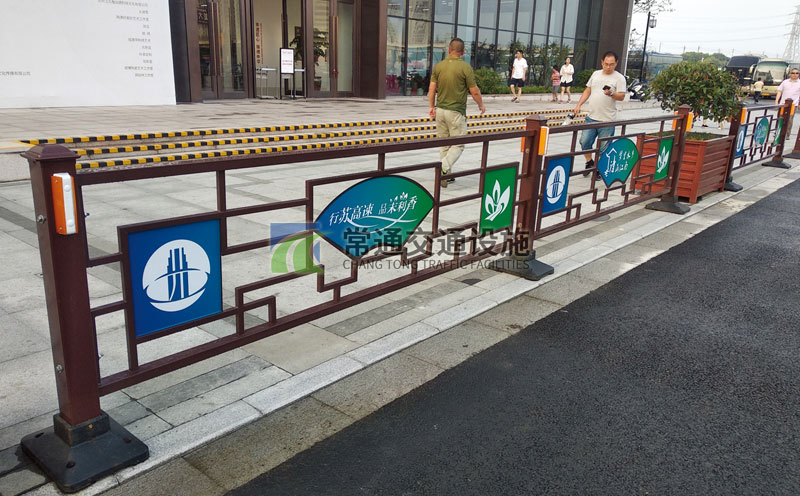 扇形古風(fēng)仿古廣告護欄服務(wù)區(qū)道路護