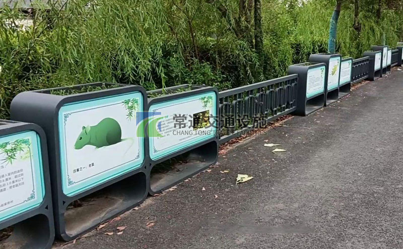 浙江杭州西字花箱護(hù)欄
